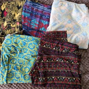 5 PAIRS of TC LuLaRoe leggings